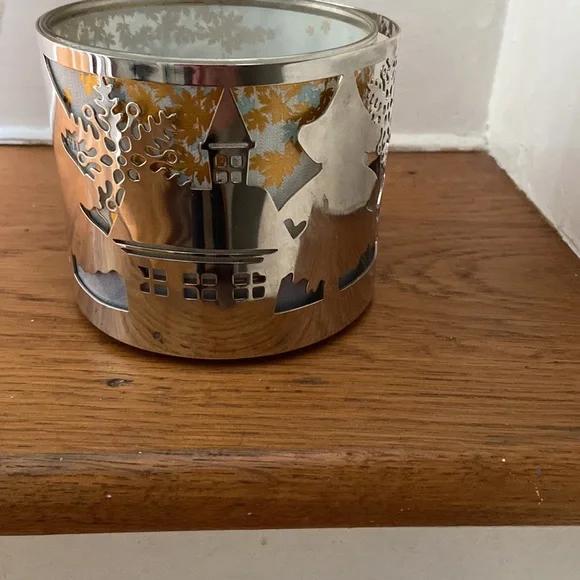 Bath & Body Works Metal Candle Holder Snowman - Picture 3 of 6